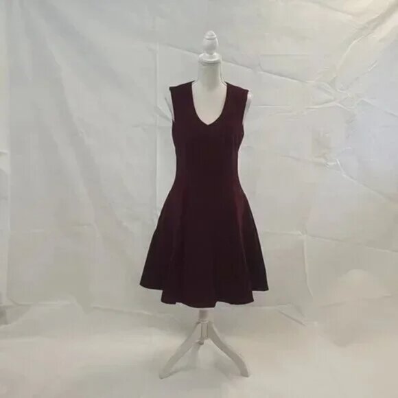 Nanette Lepore Burgundy Dress - Picture 1 of 5